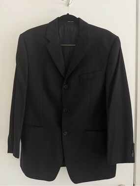 Calvin Klein Black Men's Sport Coat - Three-Button Blazer